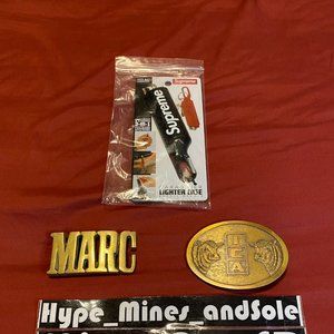 NWT Supreme Lighter Case Carabiner - Black